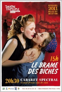 Affiche du spectacle "Le brame des biches"