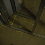 Support enceinte arrière gauche