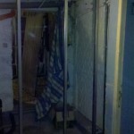 La cloison extérieure en fabrication